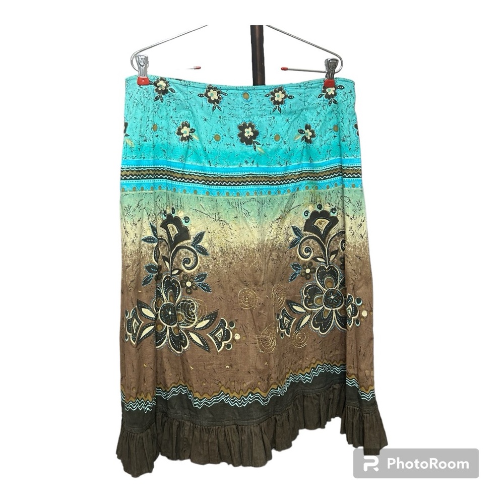 Ladies Southwestern pattern Skirt size 14